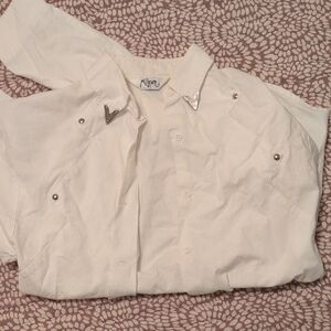 Roper Cream Shirt with Silver Details